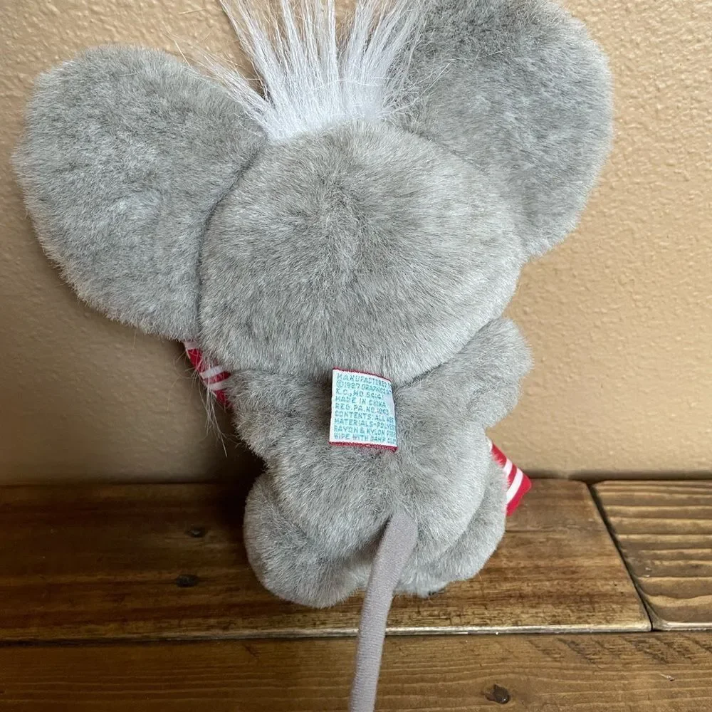 Heartland 1987 Plush Mouse with Candy Cane